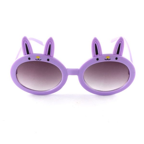 Lunettes de soleil de styliste pour enfants, jolies lunettes de soleil rondes en forme de lapin avec lentilles de Protection UV400, mignonnes pour garçons et filles, 2021