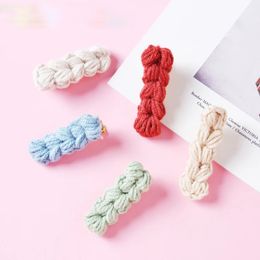 Nuevos encantadores accesorios para el cabello tejido de la cabeza para la cabeza de la cabeza para las niñas PINS PINS CLIP CHINK REAR DE NIÑOS PARA NIÑOS ACCESORIOS PARA NIÑOS DIEADA DE BEBÉ