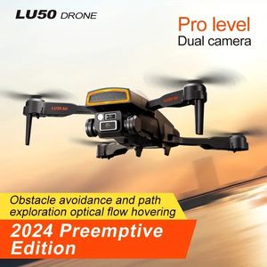 Nieuwe LU50-drone, uitgerust met ESC elektronische snelheidsregelaar en dubbele camera's, obstakelvermijding in vier richtingen, opstijgen/landen met één toets, 360° rollende stunt.