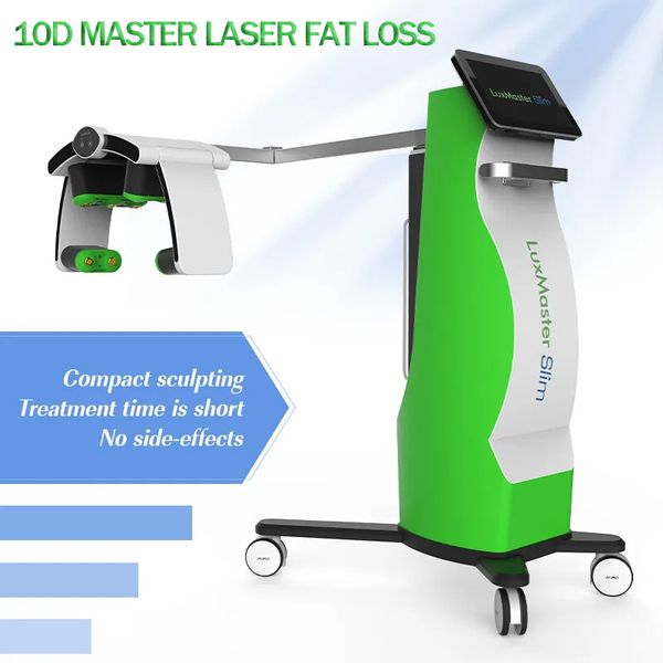 NOUVEAU LuxMaster 10D Green Light Indolore Celluite Removal 532NM Équipement de thérapie laser de bas niveau