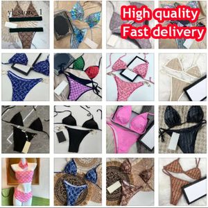 Nueva marca de lujo GG traje de baño de diseñador para mujer Ggity Bikinis Trajes de baño Traje de baño tanga Diseñadores de dos piezas Bikini Mujer sexy Trajes de baño Nadar en la playa