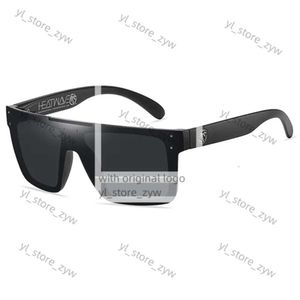 Nieuw luxemerk gespiegelde hittegolf gepolariseerde lens zonnebrillen heren sport goggle uv400 bescherming met case adder zonnebril 8479