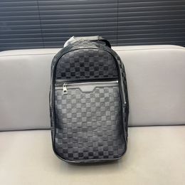 Новый роскошный дизайнерский рюкзак. Мужской рюкзак большой вместимости N58287, размер 43*27 см.