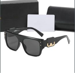 Lunettes de soleil carrées de marque de luxe de styliste, lunettes de soleil de styliste pour femmes et hommes, verres de soleil UV400, lentille unisexe loo
