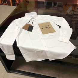 Nouveau concepteur de luxe hommes chemise décontractée mode chemise imprimée hommes à manches longues printemps été polo cou à manches courtes haute qualité coton affaires taille asiatique