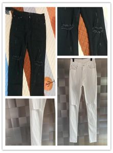 Nouveau concepteur de luxe en jean en jean lavé conception de jean slimleg blanc légèrement jean extensible jeans skinny pantalon skinny taille 296342014
