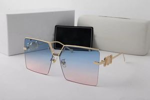 2022Nouvelles lunettes de soleil de luxe Designer 2228 simples Lunettes à demi-cerclées Style avant-gardiste Top Qualité Best-seller Lunettes Protection UV400 avec boîte