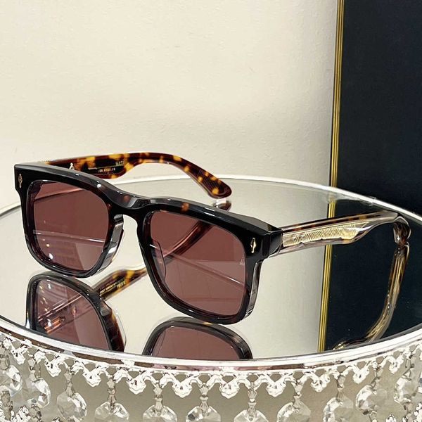 Nouvelles lunettes de soleil de concepteur de luxe de haute qualité acétate de qualité supérieure 10 mm plaque UV élégante pour hommes et lunettes de soleil féminines pour les voyages en plein air et les loisirs