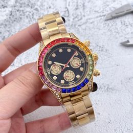 Nieuw luxe diamanten dameshorloge Iced Watch Designer herenhorloge voor herenhorloge Kwartshorloge van hoge kwaliteit met doos