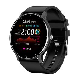 Nouveau Luxury English Smart Watches Mens Full Touch Screen Fitness Tracker IP67 Bluetooth imperméable pour Android iOS Smartwatch Man S6749661