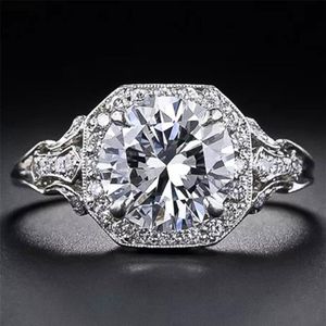 Nouveau luxe mode dames bijoux pur naturel Transparent jaune Jade diamant pierres précieuses 925 en argent Sterling bague de mariage Jewe270Q