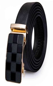 Nuevo cinturón de cuero de cuero genuino de lujo para hombres 2020 Cinturón de diseño de moda cinturón automático cinturón de jeans negros correa AA2203126227419