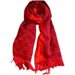 Nieuwe luxe H -ontwerper sjaal 100% kasjmere sjaals sjaals
