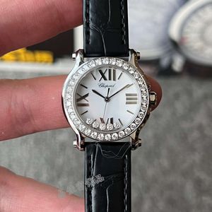 Nieuwe luxe Happy Five Diamond Series 278509-3001 Engels ingelegd horloge voor vrouwen 678189