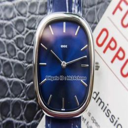 NOUVELLES montres de luxe de haute qualité en acier inoxydable Miyota 9015 Montre automatique pour hommes Cadran bleu saphir Bracelet en cuir Montre-bracelet pour hommes 3174