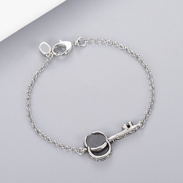 Nouveau bracelet clé de luxe classique de haute qualité hommes femmes couple amis bijoux de fiançailles tendance tendance design bracelet dames cadeaux