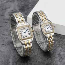 Nieuw luxe dameshorloge geïmporteerd quartz uurwerk mode prachtige stalen band horloge