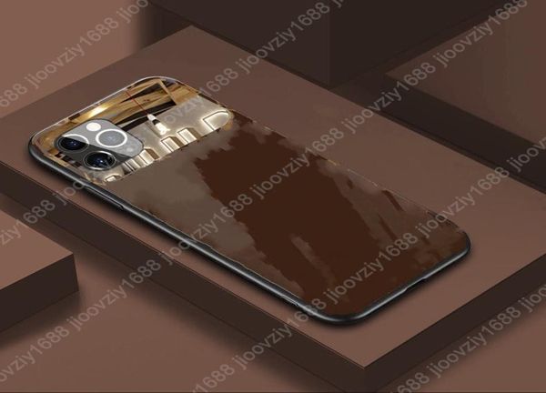 Nouvelle coque de téléphone de mode d'impression de lettre de luxe pour iPhone 13 Pro Max Cases 12 11 avec Apple 12Mini 11 X XR XSMax 78 plus Cover Design7253050