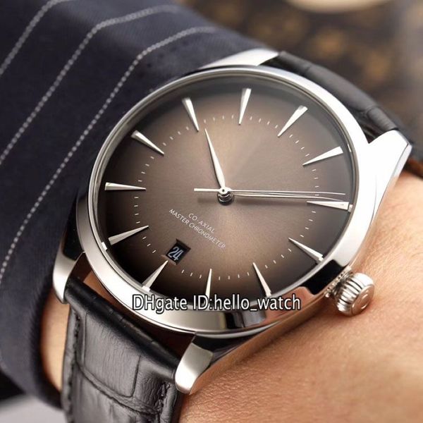 Nouveau luxe limité 39 5mm boîtier en acier cadran gris 511 13 40 20 06 002 Miyota 8215A montre automatique pour homme bracelet en cuir montres pour hommes H244d