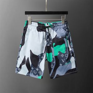 Nouveau short rayé imprimé à carreaux de luxe pour hommes pour la mode estivale, maillot de bain à séchage rapide, pantalon de plage imprimé, taille asiatique M-3XL