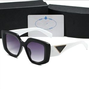 Nouvelles lunettes de soleil ovales de luxe pour hommes lunettes de soleil d'été design noir vintage lunettes de soleil surdimensionnées de lunettes de soleil hommes avec boxP14ZS