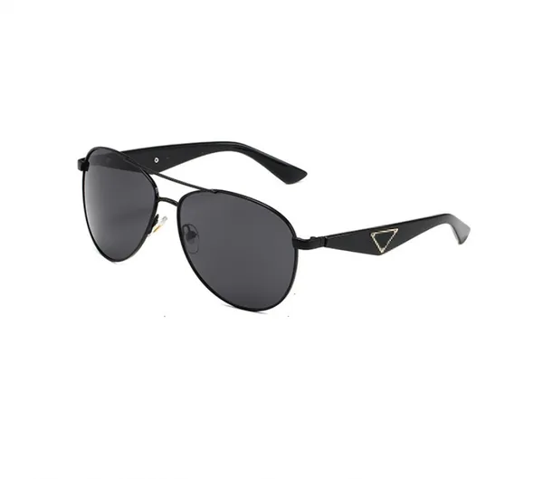 Nouvelles lunettes de soleil ovales de luxe pour hommes des créateurs de créateurs de lunettes polarisées lunettes de soleil surdimensionnées vintage noires de lunettes de soleil mâles avec boîte 5068 18