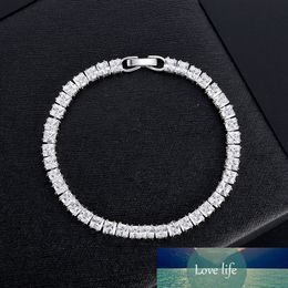 Nouveau Luxe Princesse 3mm 18cm 925 Bracelet En Argent Sterling Bracelet pour Femmes Anniversaire Cadeau Bijoux En Gros Moonso S5451