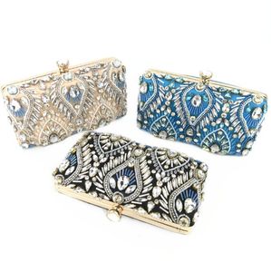 Nieuwe luxe Rhinestone Avond Tassen Elegant prachtige feestenvelopzakken Debutante handtas Banquet Clutch Bags