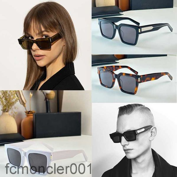 Nuevas gafas de sol de lujo Hombres y mujeres Diseñador Sombras de verano Gafas polarizadas Negro Vintage Gafas de sol de gran tamaño de gafas de sol masculinas con caja Sl572