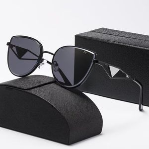 Nuevas gafas de sol de lujo Lente Polaroid Diseñador para mujer Gafas para hombre Gafas para personas mayores para mujer Anteojos Marco de metal Gafas de sol de metal vintage con caja