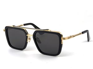 lunettes de soleil SEVEN hommes TOP design métal vintage mode style cadre carré protection extérieure UV 400 lentille lunettes avec étui