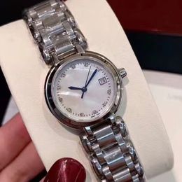 Nieuw luxe dameshorloge Geïmporteerd quartz uurwerk Slijtvaste spiegel Driebladige veiligheidsgesp Fashion Boutique Watch