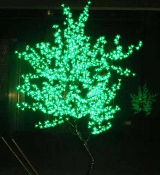 Décorations De Jardin Nouveau Luz De LED Fleur De Cerisier Arbre Lumière Luminaria 1.5M 1.8M Arbre Lampe Paysage Éclairage Extérieur pour Noël Mariage Déco