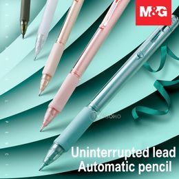 Nouvelle écriture MG Empêche le noyau cassé Crayau de 0,5 mm / 0,7 mm Activité de dessin crayon Colon Couleur anti-pause
