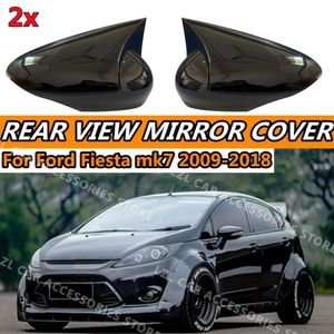 Nieuwe M Stijl Zijspiegel Covers Caps Voor Ford Fiesta MK7 2009-2018 Achteruitkijkspiegel Case Cover Accessoires toevoegen