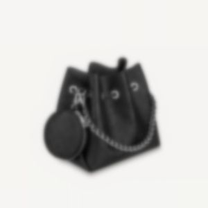 Nieuw.M57070 Bella Designer Bucket Drawring Bag geperforeerd leer M57201 M57068