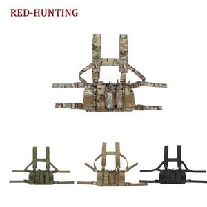 NIEUWE MAG DRAAG CRIJST VAST TACTISCHE BORSTRANT AIRSOFT JACHTLICHT GEWICHT MOLLE Zakhouder voor M4 M16 201215346T