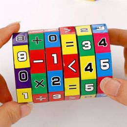 Nuevo cubo mágico juguete de matemáticas rompecabezas deslizantes juguetes educativos y de aprendizaje niños números matemáticos juego de rompecabezas Gifts229x