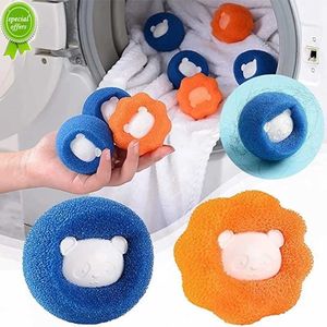 Nouveau Kit de boules à linge magique 4/6/8 pièces épilateur vêtements pour animaux de compagnie outils de nettoyage receveur collecteur réutilisable boule filtrante attrape-peluches