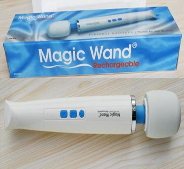 New Magic Wand poderosos Vibradores AV recargables Full Body Personal Massorger HV270 Masturbación Femenina Producto de sexo para adultos Toy8372820