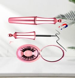 Nouveau aimant pour cils en curlatés Eyeliner Curler Curler Natural Long Magnetic Faux Coiffures Tweezer Kit6872339