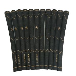 New Majesty Golf Grips de alta calidad Hilo de carbono Golf Ironos Colores negros en la elección 9 piezas/lotes Clubes de golf Gips Envío gratis