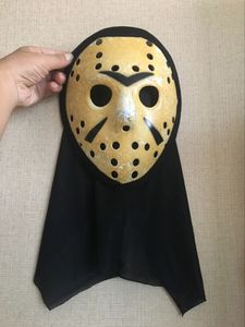 Nouvelle marque ancienne couleur avec tissu Cosplay délicat Jason Voorhees Freddy Hockey Festival fête Halloween masque de mascarade