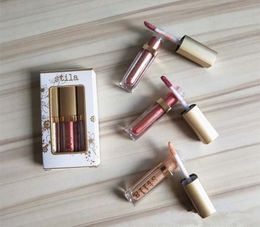 Nieuw Makeup Merk Stila 3 stks Oog voor Elegantie Shimmer Glow Liquid Oogschaduw Set Hoge Kwaliteit DHL verzending