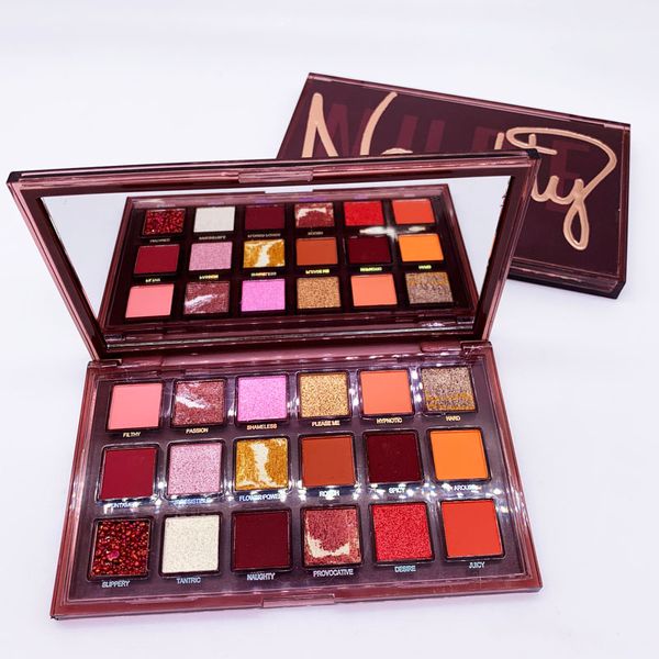 Nuevo maquillaje paleta de sombras de ojos Naughty Nude 18 colores sombra de ojos brillo mate sombra de ojos belleza Natural cosméticos regalo de Navidad