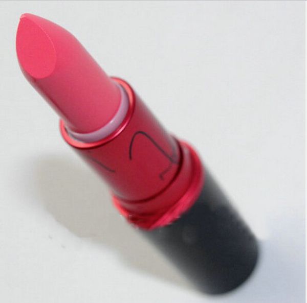 Livraison gratuite nouveau maquillage dame lustre rouge à lèvres rouge 3G (lot de 20 pièces)