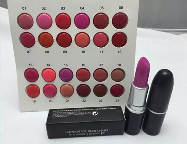 Nouveau maquillage lèvres 12 couleurs mat rouge à lèvres 3g ont nom anglais couleurs 12pcslot 6022197