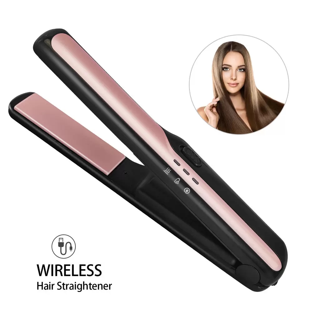 New wireless mini hair straightener mini charging hair straightener without hurting hair USB ceramic curler splint