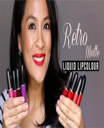 Nieuwe make -up retro Matte Liquid Lips Lip Gloss 5ml 15 Kleur Hoge Quality DHL 2281326