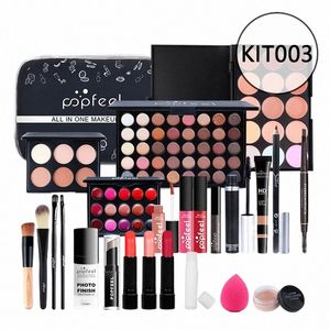 Nouveau maquillage Set Tous pour 1 Kit de maquillage de bateau réel et gratuit Ensemble complet Femmes Cosmétiques Coffret cadeau Brillant à lèvres Ccealer Palette d'ombres R4tm #